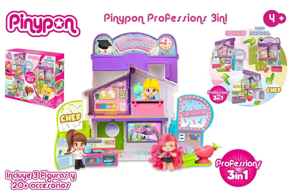 Sale Pinypon Profesiones 3 en 1