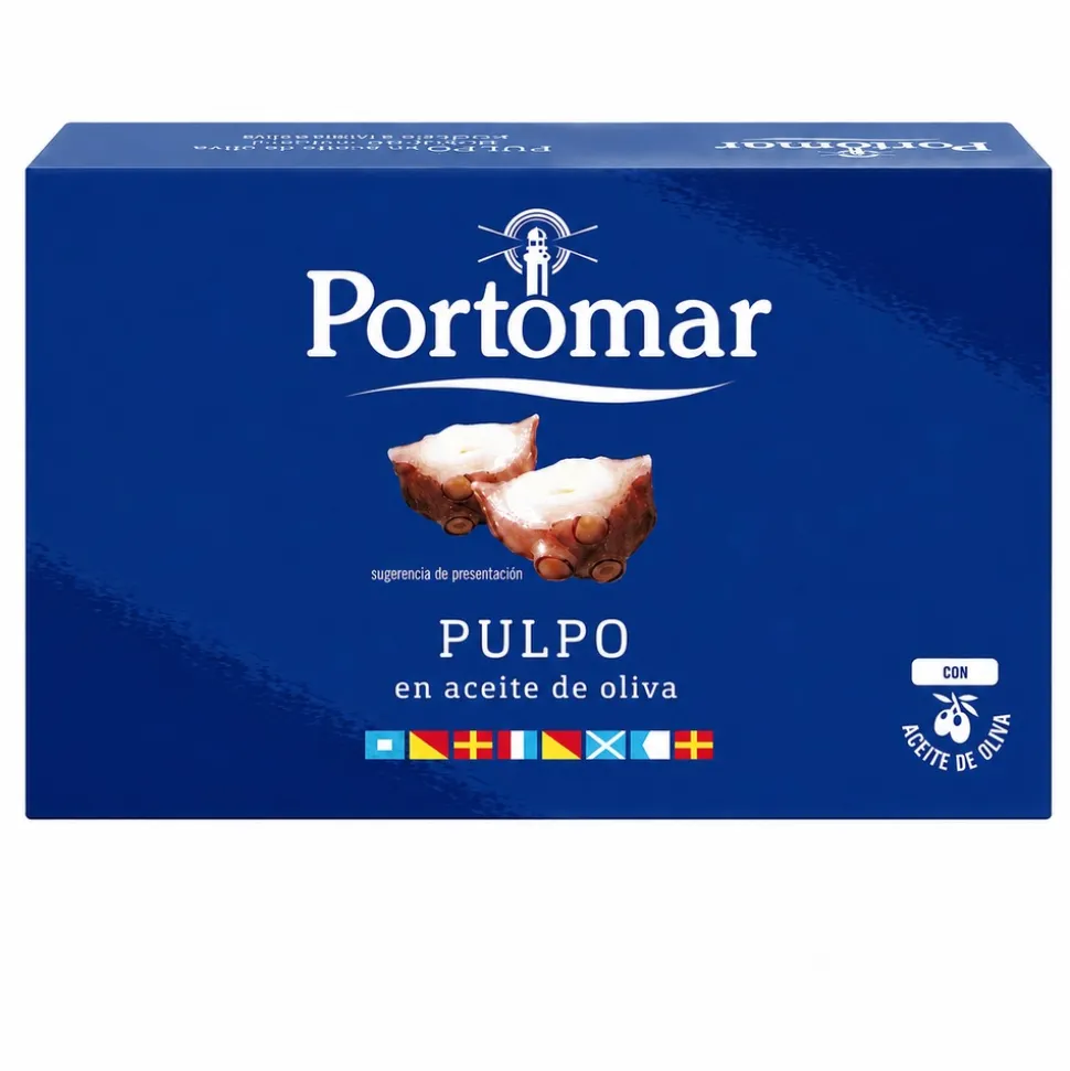 PULPO ACEITE OLIVA OL-120 PORTOMAR C/25