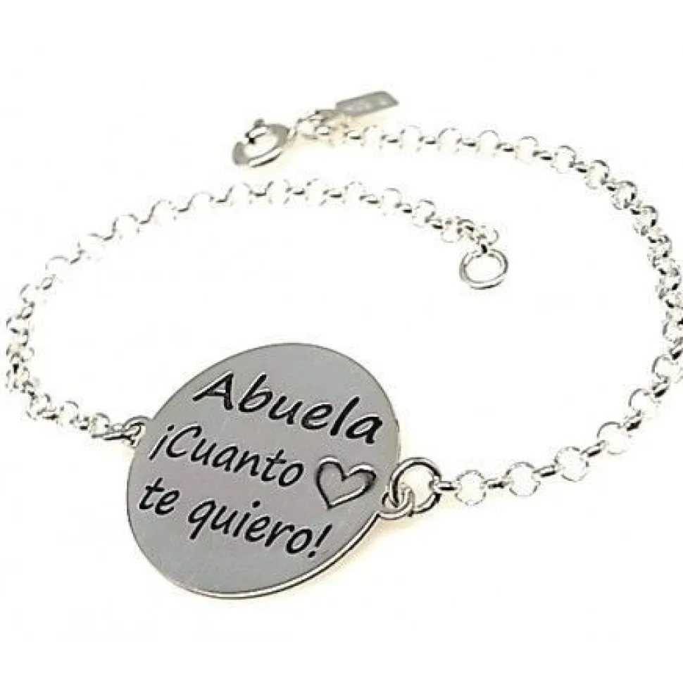 Pulsera Abuela ¡Cuánto Te Quiero! De Plata!