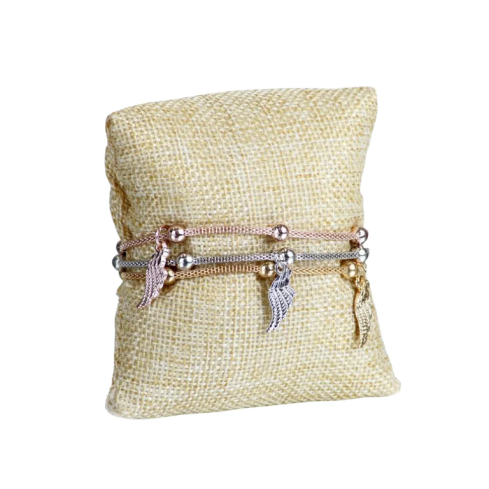 Pulsera alas de ángel triple 170 mm