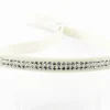 Clearance Pulsera Beig Elástica Con Cristales Swarovski