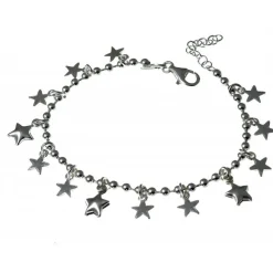 Discount Pulsera Bolas Y Estrellas De Plata De Ley