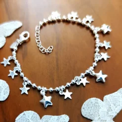 Discount Pulsera Bolas Y Estrellas De Plata De Ley