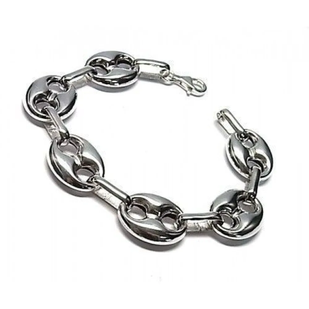 Online Pulsera Calabrote Mediano De Plata De Ley