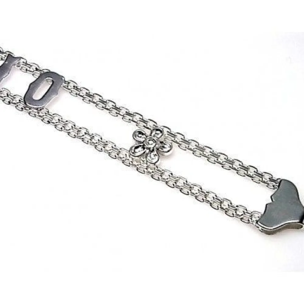 Clearance Pulsera Con Cualquier Nombre O Palabra De Plata De Ley