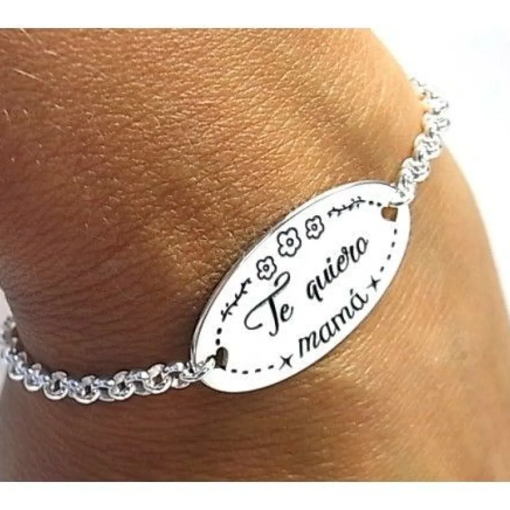 Best Pulsera De Plata Te Quiero Mamá