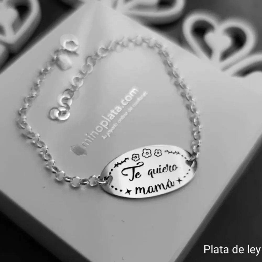 Best Pulsera De Plata Te Quiero Mamá