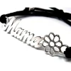 Pulsera Elástica Mamá De Plata De Ley