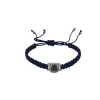 New PCMaes Pulsera en plata de ley con escudo grabado del CNP para mujer