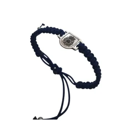 New PCMaes Pulsera en plata de ley con escudo grabado del CNP para mujer