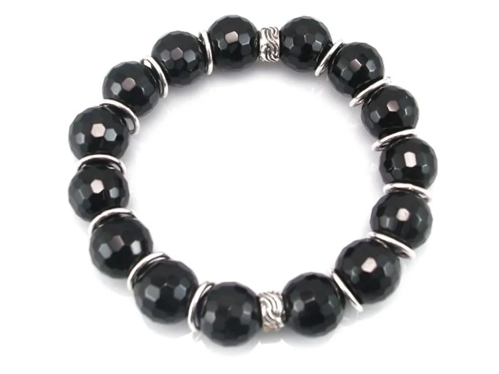 Online Pulsera En Plata Y Onix Para Colgantes Estilo Charms