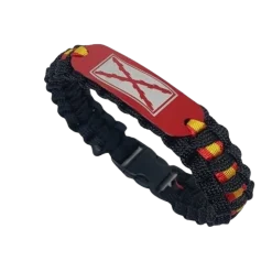 Pulsera España. Bandera Cruz de Borgoña