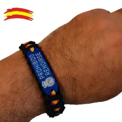 Sale PCMaes Pulsera España. Escudo del Cuerpo Nacional de Policía -Prohibido Rendirse