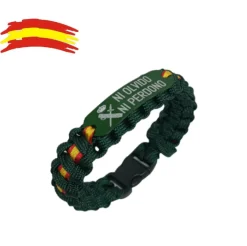 Best PCMaes Pulsera España Guardia Civil con escudo. Ni Olvido ni Perdono