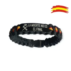 PCMaes Pulsera España Guardia Civil con escudo. La Muerte no es el Final