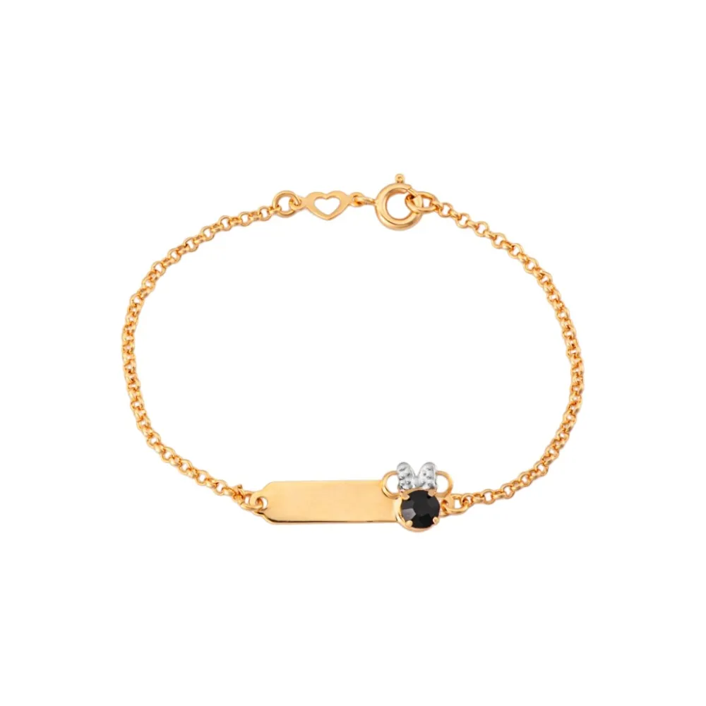 Clearance Omar Joyas Rommy Pulsera infantil esclava Minnie