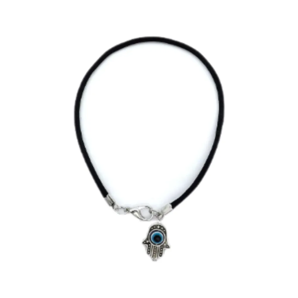 Sale Creatulote Pulsera Mano de Fátima con ojo turco. Cola de ratón