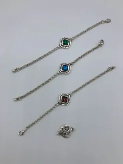 Pulsera plata I love Mom