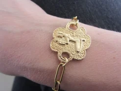Pulsera reversible de acero '' mamá ''