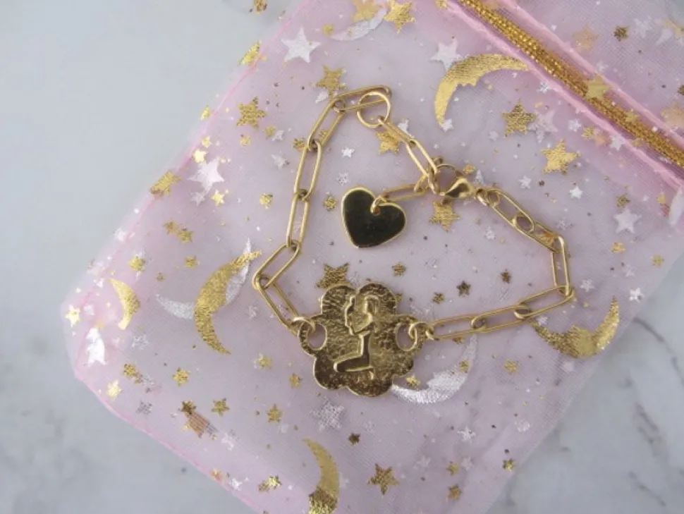 Pulsera reversible de acero '' mamá ''