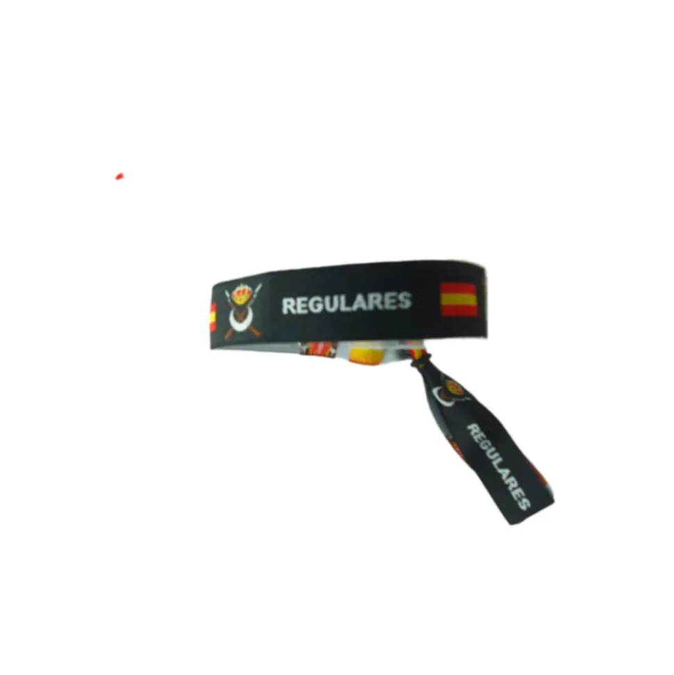 Pulseras 10 Unidades cinta bordada ajustable negra de Regulares