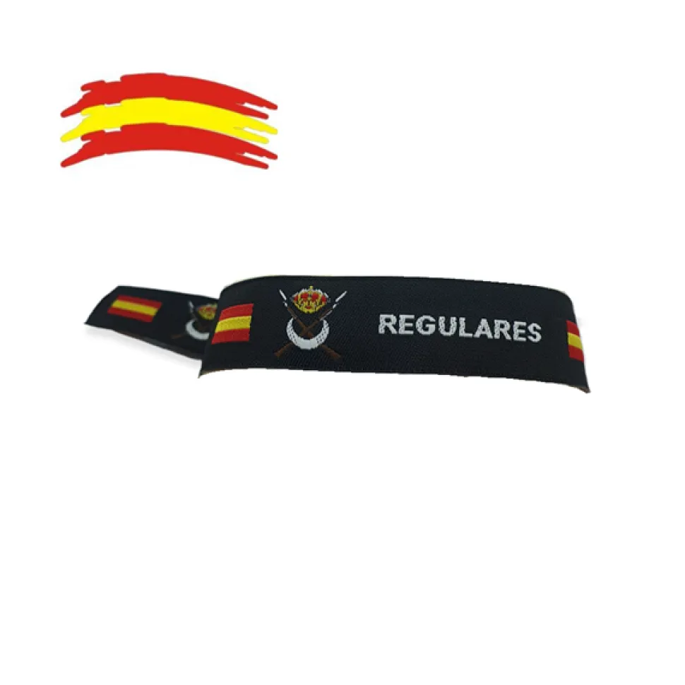 Pulseras 10 Unidades cinta bordada ajustable negra de Regulares
