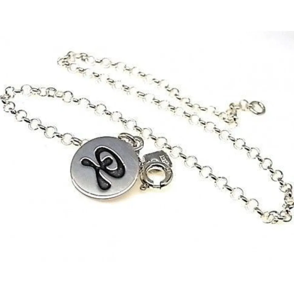 Pulsera Tobillera En Plata De Ley Con Indalo Colgante