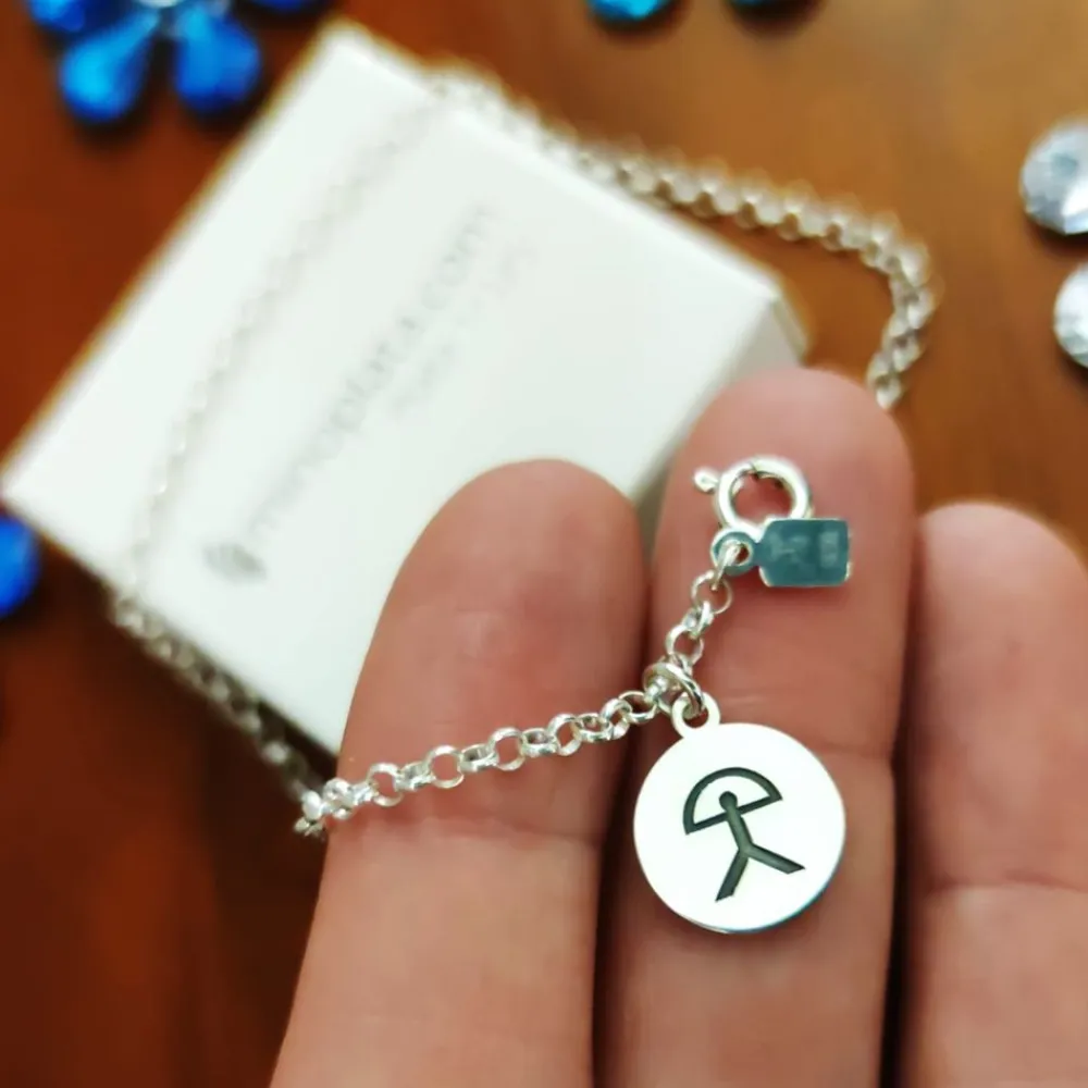 Discount Pulsera Tobillera Indalo De Plata De Ley