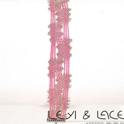 Clearance Leyi & Lace Pulsera Zig Zag Rosa