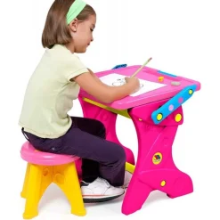 Sale Moltó Pupitre y Pizarra Infantil Magnético Rosa