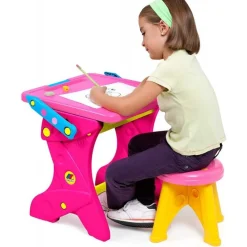 Sale Moltó Pupitre y Pizarra Infantil Magnético Rosa
