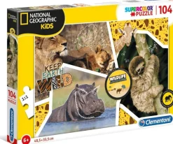 Puzle National Geographic Wildlife Adventurer 104 piezas