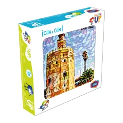 Puzle vertical Torre del Oro - Caja de 32 piezas