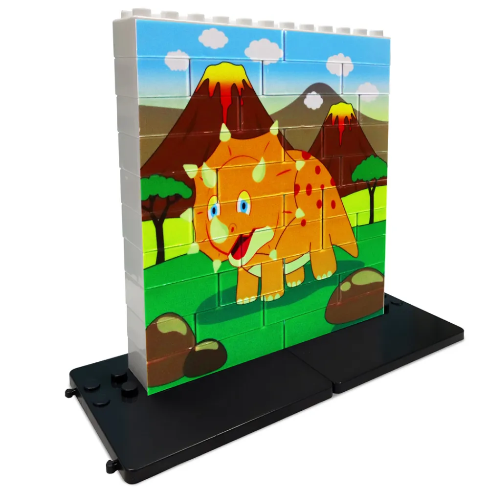 Discount Game Movil Puzle vertical Triceratops - caja de 32 piezas