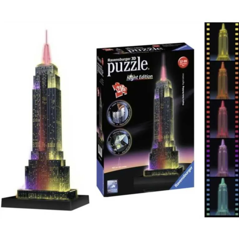 Discount Ravensburger Puzzle 3D Empire State Buliding Night Edition