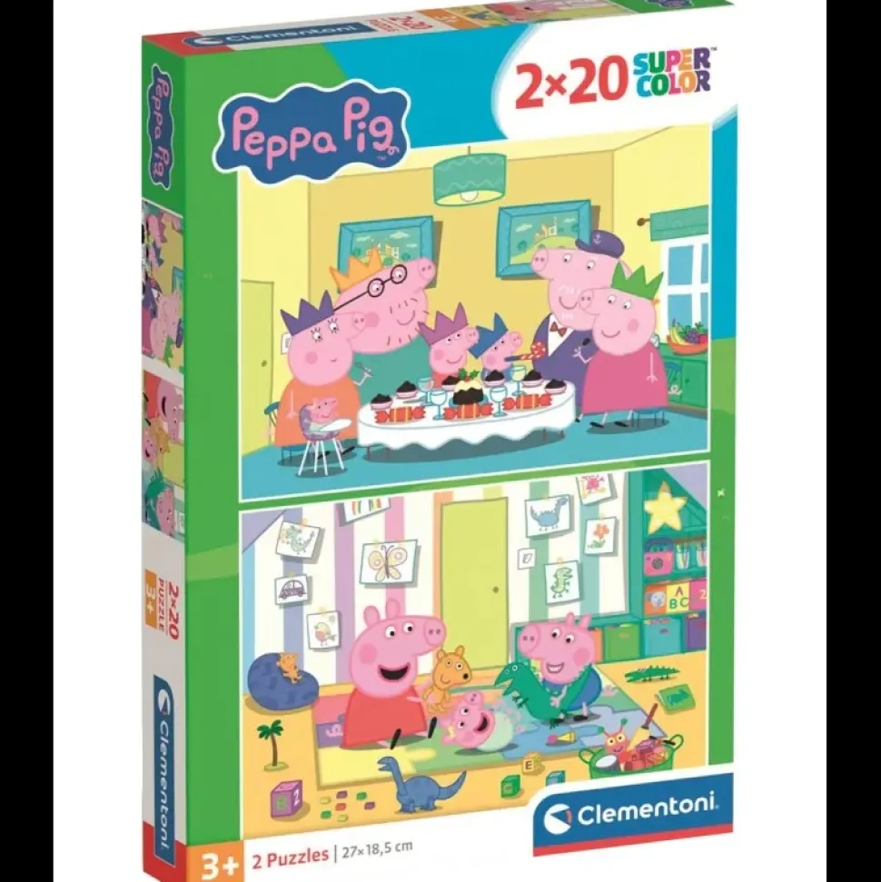 Puzzle de 20 piezas Fiesta en Casa de Peppa Pig +3A