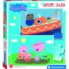 Puzzle de 20 piezas Peppa Pig Familia y Barco