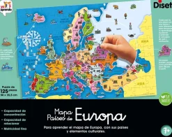 New Diset Puzzle mapa de países de Europa