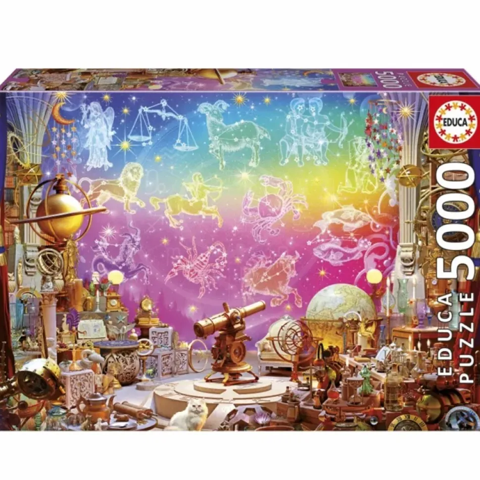 Puzzle 5000 piezas Astronomía con signos zodiaco - Educa