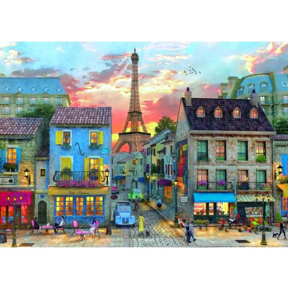 Puzzle 1000 Piezas Calles de Paris - Francia