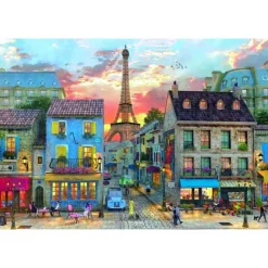 Puzzle 1000 Piezas Calles de Paris - Francia