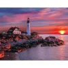 New Clementoni Puzzle 500 piezas del Faro de Portland atardecer