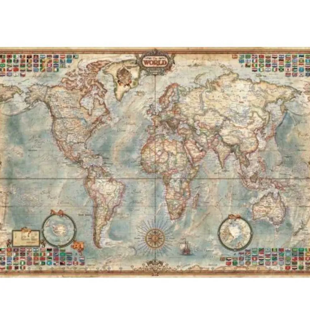 Clearance Educa Borras Puzzle 1500 piezas El Mundo Mapa Político