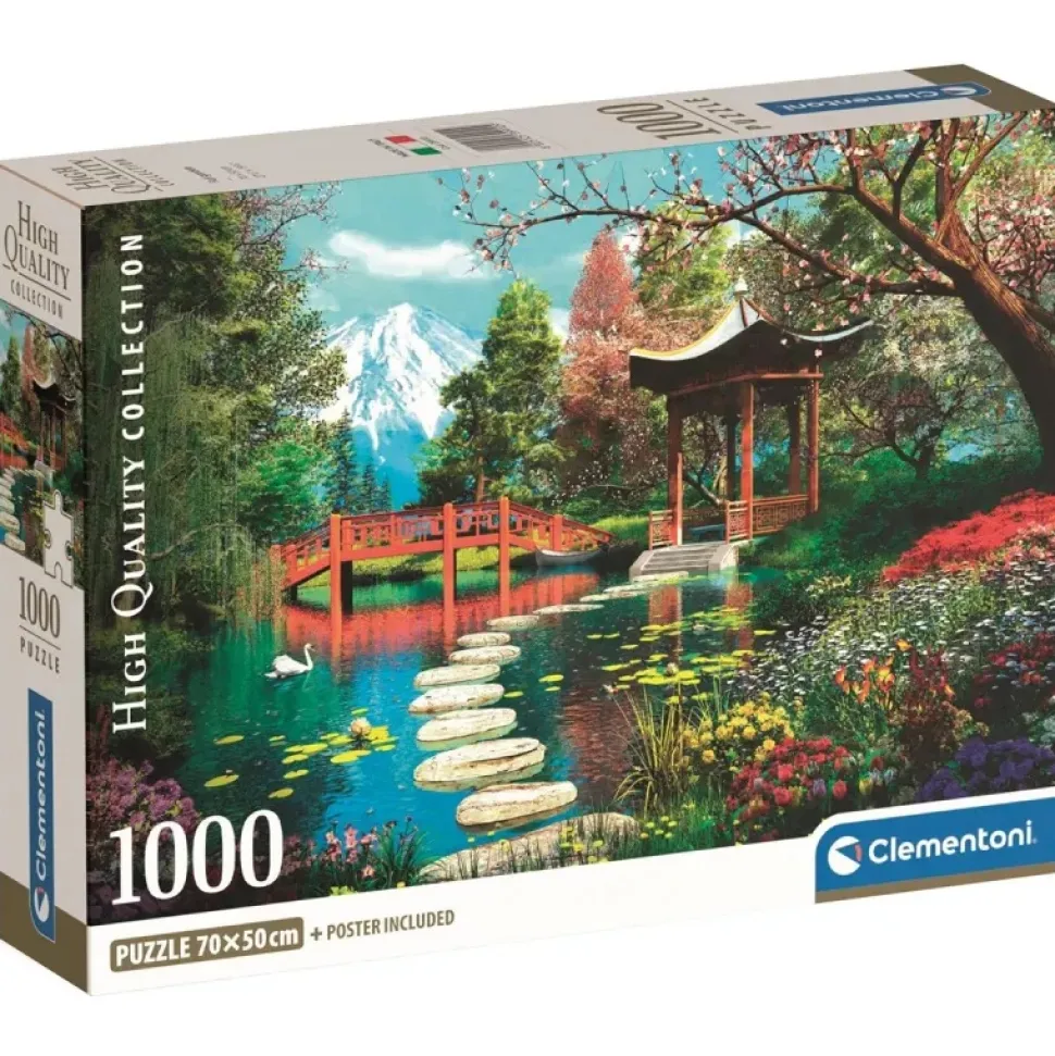 Puzzle 1000 Piezas Jardín Fuji de Japón- Clementoni