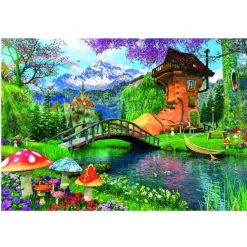 Clementoni Puzzle 500 piezas La Vieja Casa de Zapato