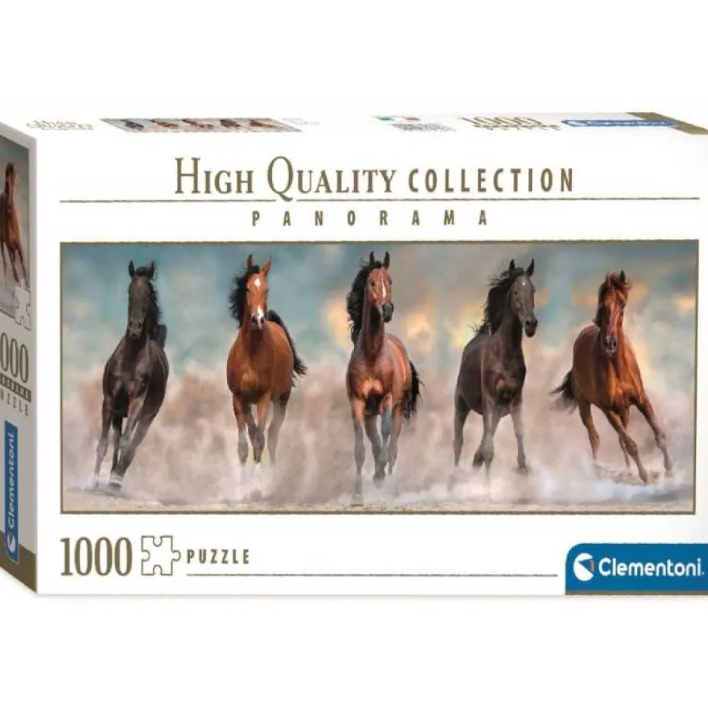 Best Clementoni Puzzle 1000 Piezas Manada de Caballos Salvajes