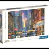 Puzzle 2000 Piezas Manhattan lluvioso - Clementoni