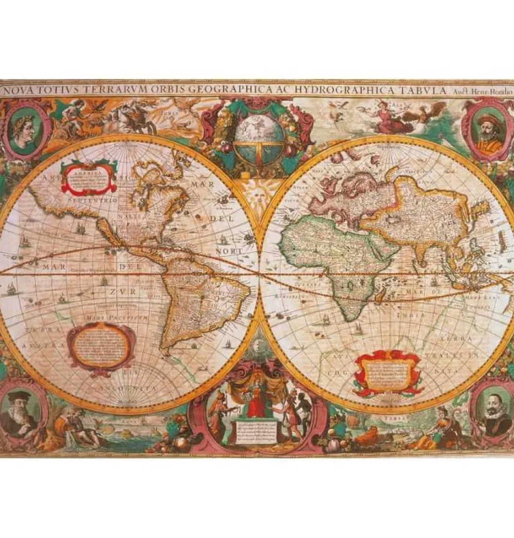 Sale Clementoni Puzzle 1000 Piezas Mapa Antiguo -