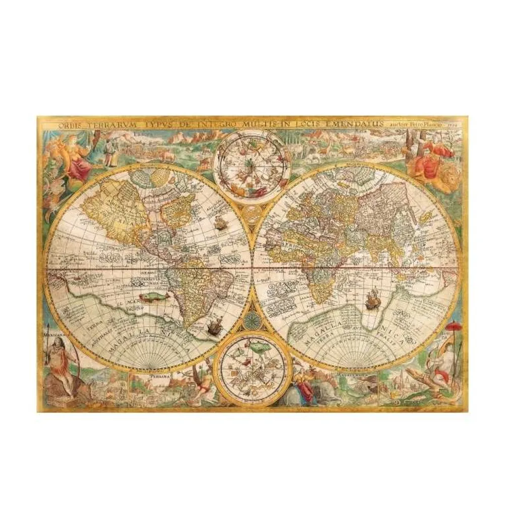 Online Clementoni Puzzle 2000 piezas Mapa Antiguo