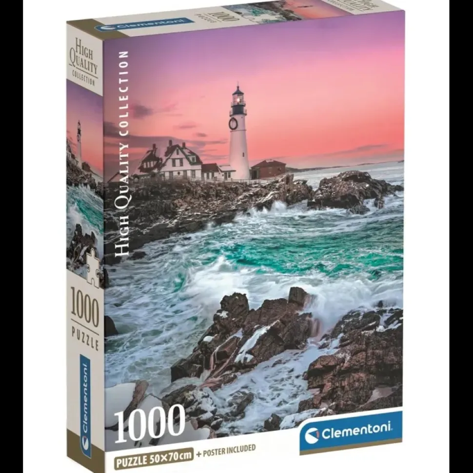 Puzzle 1000 Piezas Nevada en el Faro de Portland - Clementoni